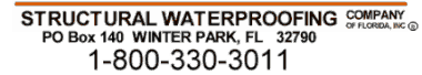 Structural Waterproofing, your professional source for exterior building waterproofing and restoration needs.